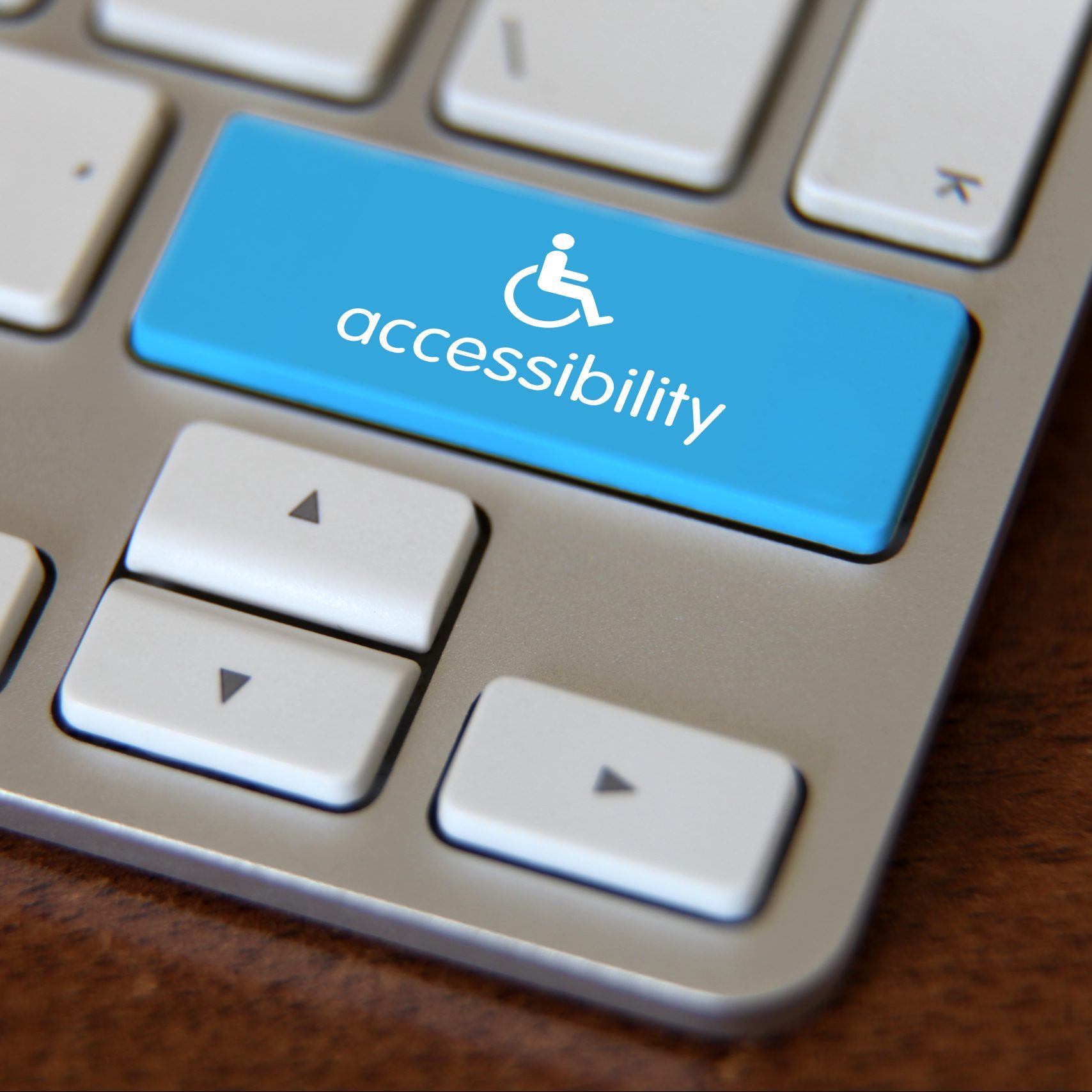 keyboard with accessibility key