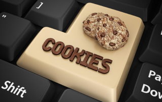 keyboard with a digital cookies key
