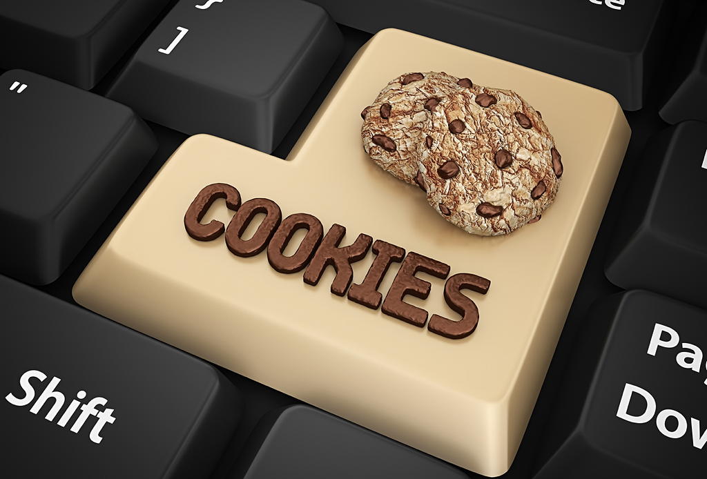 keyboard with a digital cookies key